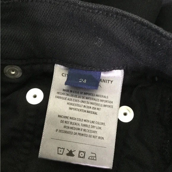 Citizens of Humanity Black Amari Ultra Flare Leg Jeans - Picture 8 of 8